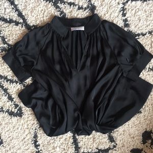 Rendezvous UO black satin dress
